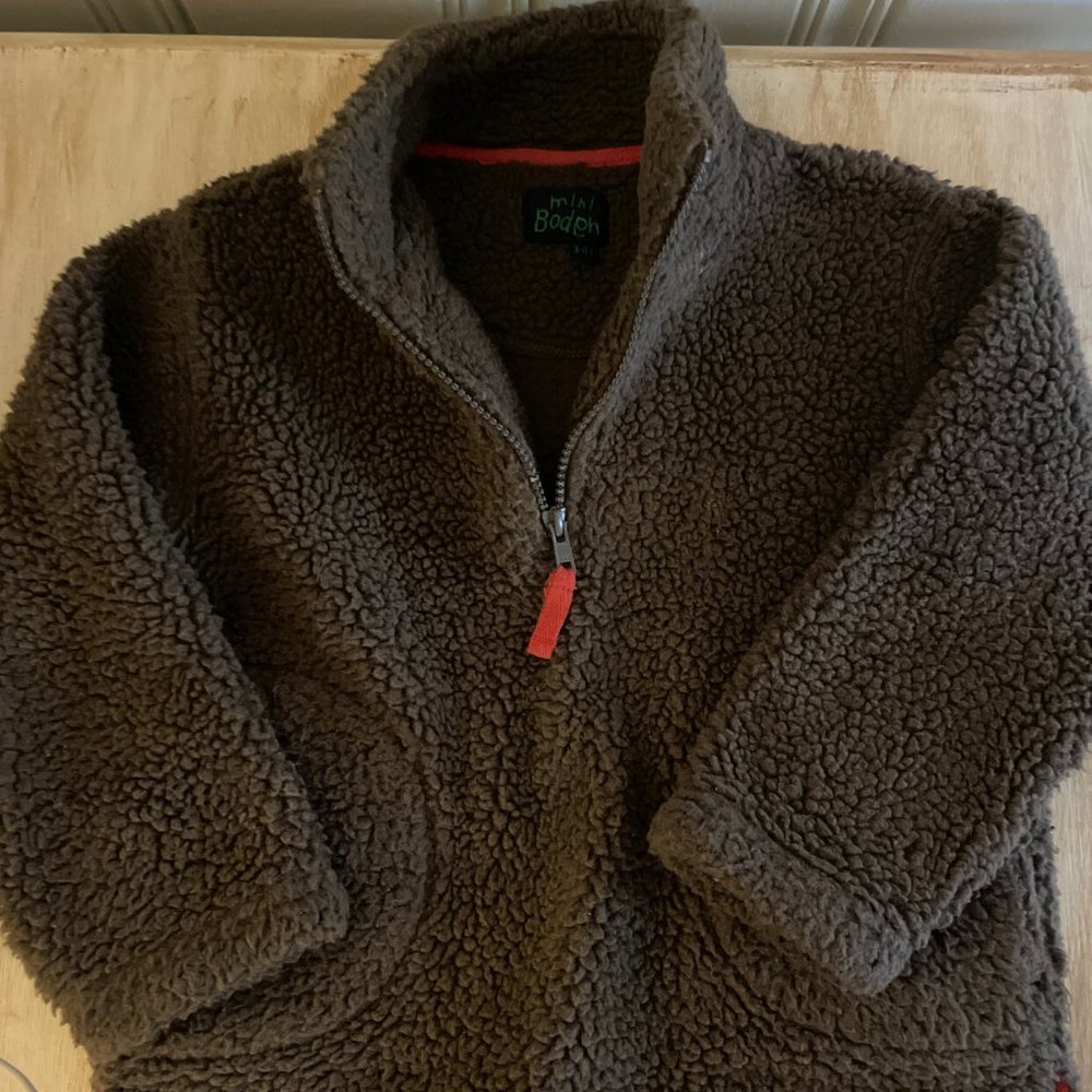 Mini Boden "teddy bear" Pullover Coat